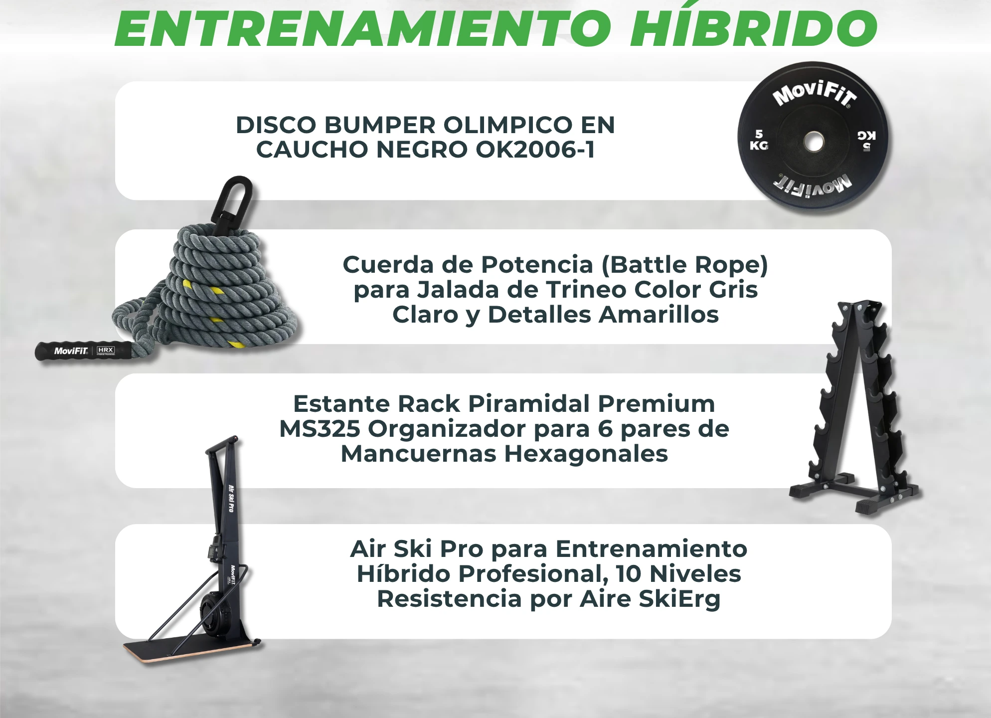 Entrenamiento Híbrido - línea de productos MoviFit HRX