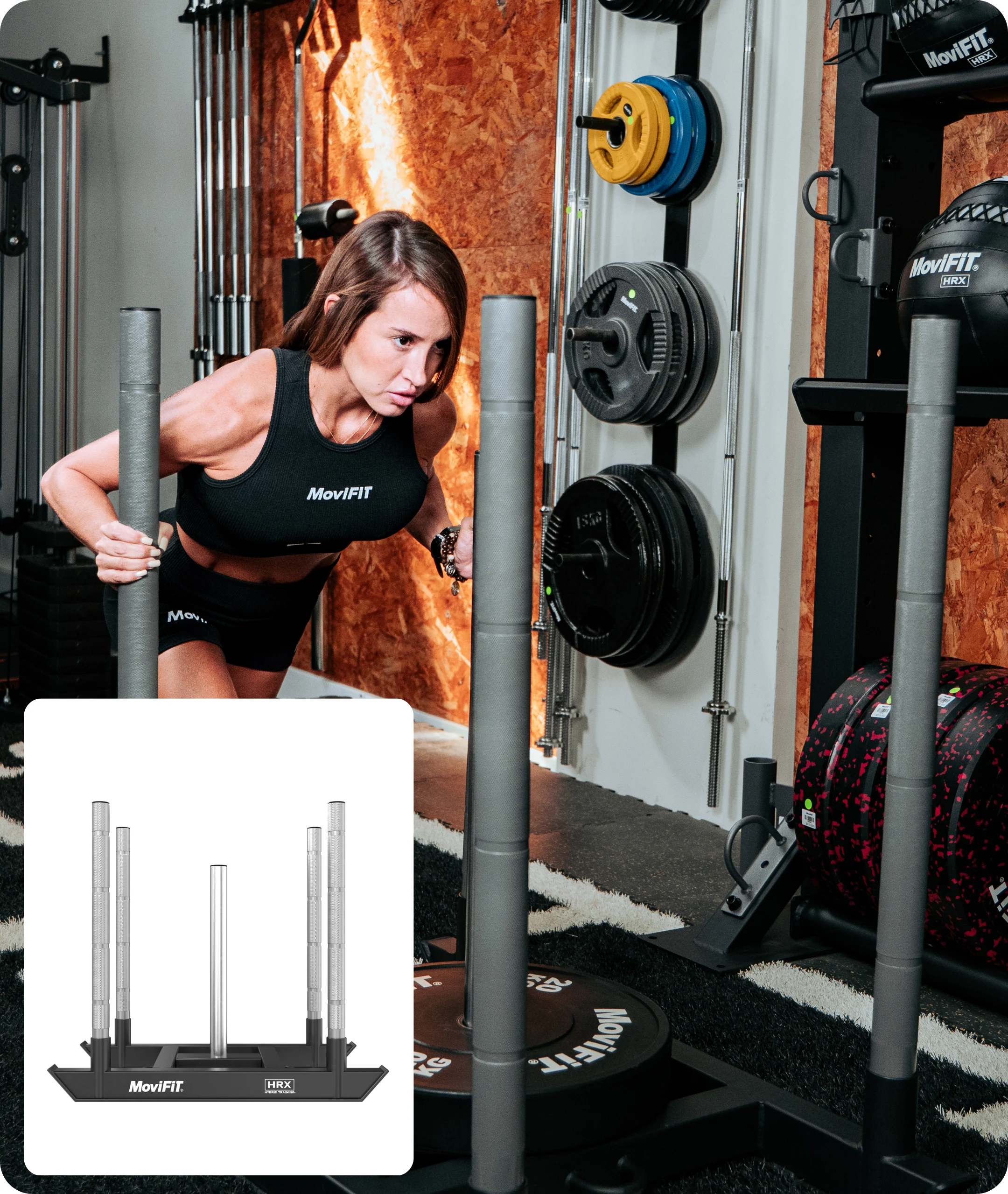 Power Sled Trineo de arrastre, 150 kg